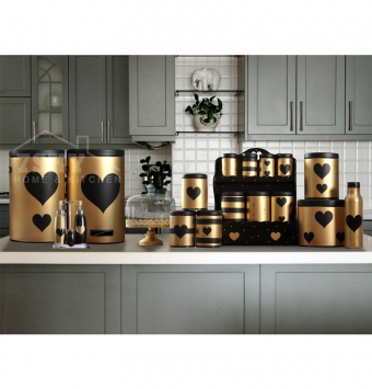 Gold-Black Fantasy kitchen set 23pcs