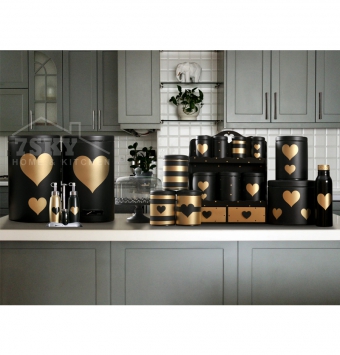Black-Gold Fantasy kitchen set 23pcs