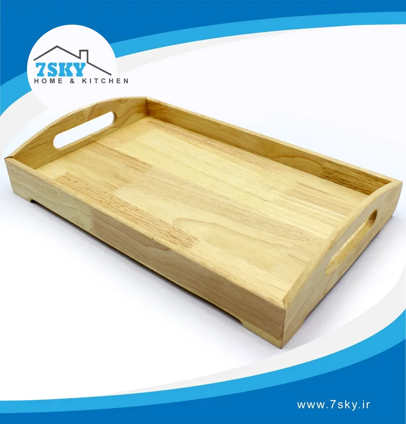 سینی مستطیل لبه دار پرشین