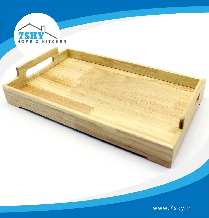 سینی مستطیل لبه دار