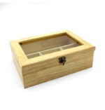 جعبه تی بگ 4 خانه | نظم‌دهنده چای کیسه‌ای و دمنوش با طراحی شیک