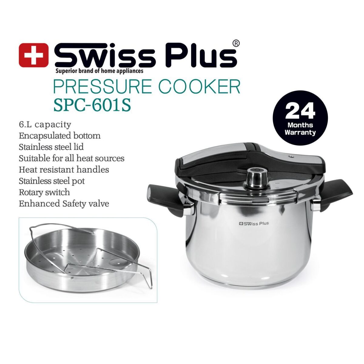 دیگ زودپز بخار SPC-601S دیگ زودپز بخار SPC-601S