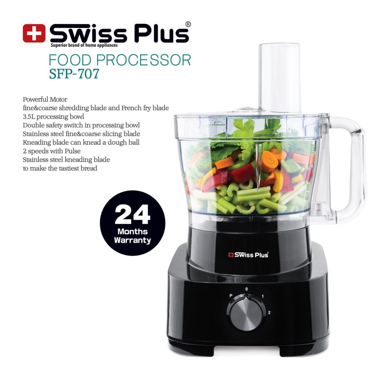 غذاساز سوئیس پلاس SFP-707