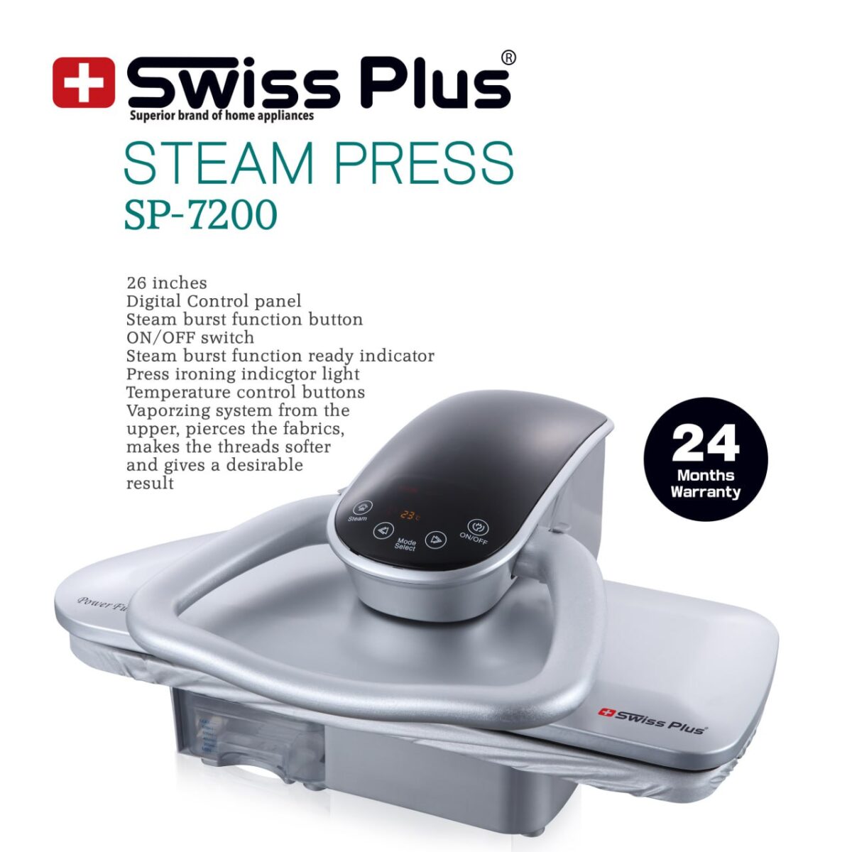 اتو پرس سوئیس پلاس مدل SP-7200 اتو پرس سوئیس پلاس مدل SP-7200