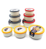 باکس کاپریس پلاستیکی درب‌دار – ست ۳ عددی