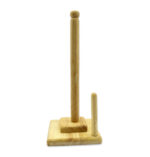 جا دستمال رول مربع چوبی