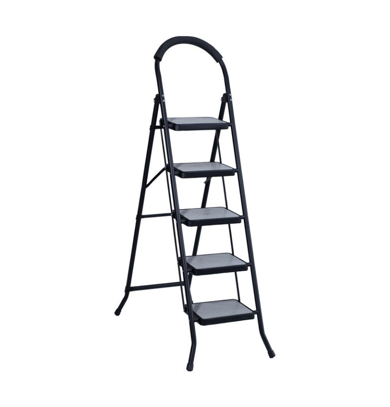 نردبان ۵ پله مرولین فلزی تاشو