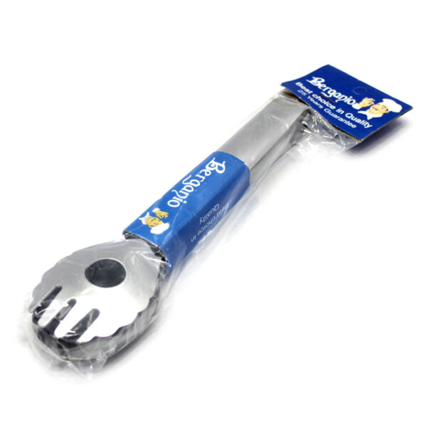 نبر سالاد برگانو اعلا ساخته شده از استیل ضدزنگ 304 با طراحی ارگونومیک و کیفیت عالی. مناسب سرو سالاد، پاستا و سبزیجات. مقاوم، بادوام و قابل شستشو در ماشین ظرفشویی.