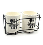 جاقاشقی دو قلو سرامیکی دسینی