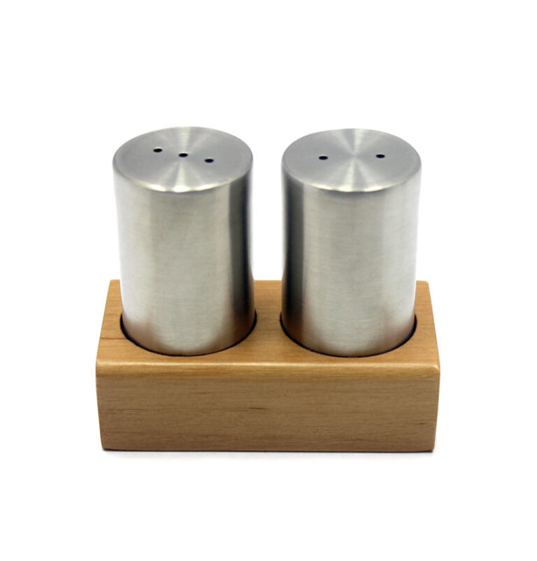 نمکپاش جفتی استیل با پایه فلورانس