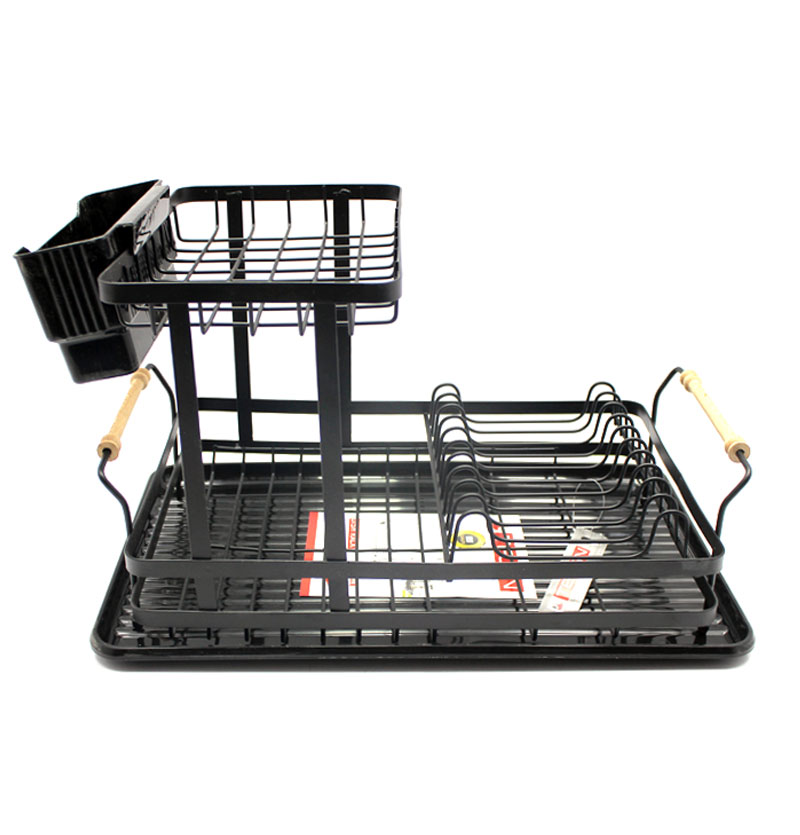 جاظرفی تلن یک و نیم طبقه مشکی  جاظرفی تلن یک و نیم طبقه مشکی