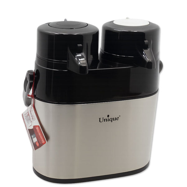  فلاسک دو قلو یونیک مدل 9040 – ظرفیت ۲ لیتر، مناسب مهمانی و سفر