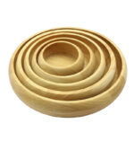  کاسه چوبی گرد – ست ۵ عددی