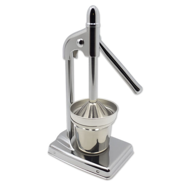⚙️ ویژگی‌های آبمیوه‌گیری استیل دستی اهرمی: 🔹 ساخته شده از استیل ضدزنگ با دوام بالا 🔹 بدون نیاز به برق یا باتری – عملکرد 100٪ دستی 🔹 اهرم قدرتمند برای آبگیری کامل و آسان مرکبات 🔹 پایه سنگین برای ثبات بالا هنگام استفاده 🔹 قابل شست‌وشو و ضد زنگ‌زدگی 🔹 طراحی زیبا، مناسب برای آشپزخانه‌های خانگی و کافی‌شاپ‌ها 💡 مزایا: بهره‌وری بالا در آبگیری انواع پرتقال، لیمو، انار و گریپ‌فروت استفاده آسان حتی برای افراد مسن یا کودکان دوام طولانی با ساختار تمام استیل ظاهر شیک مناسب محیط‌های مدرن