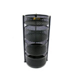 جا پیازی ۳/۵ طبقه متحرک مشکی | نظمدهنده کاربردی آشپزخانه