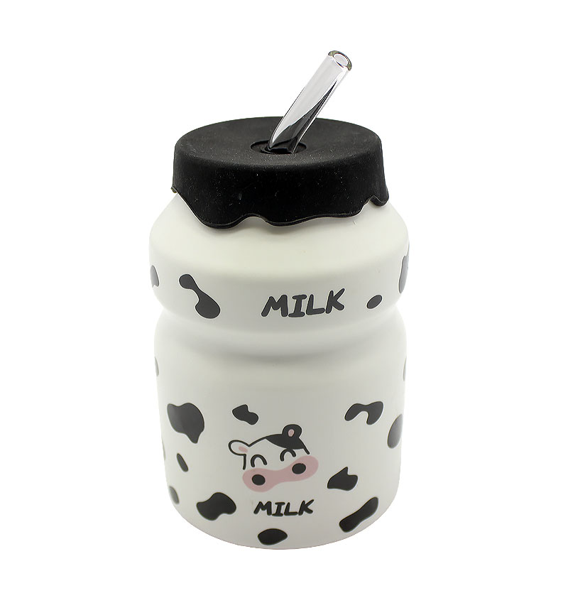 لیوان درب سیلیکونی نیدار طرح گاوی لیوان درب سیلیکونی نیدار طرح گاوی