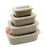 باکس فریزری 4 عددی موج هوفیلوس | ست ظرف نگهدارنده مواد غذایی مخصوص فریزر و یخچال