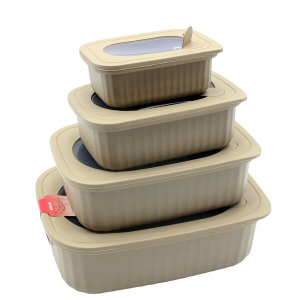 باکس فریزری 4 عددی موج هوفیلوس | ست ظرف نگهدارنده مواد غذایی مخصوص فریزر و یخچال